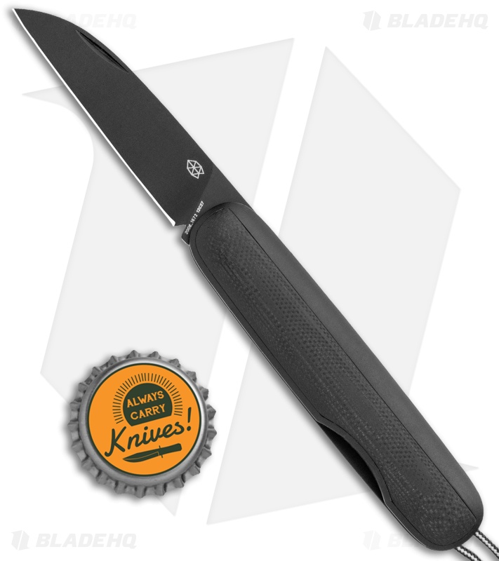The James Brand The Pike Slip Joint Knife Black G-10 (2.5" Black DLC)