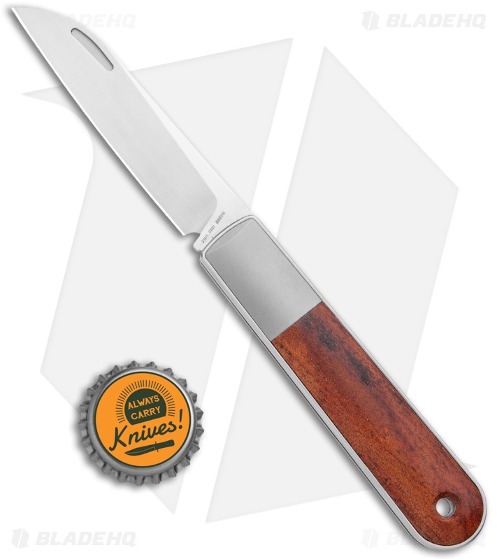 The James Brand Wayland Slip Joint Knife Rosewood  (3" Satin)