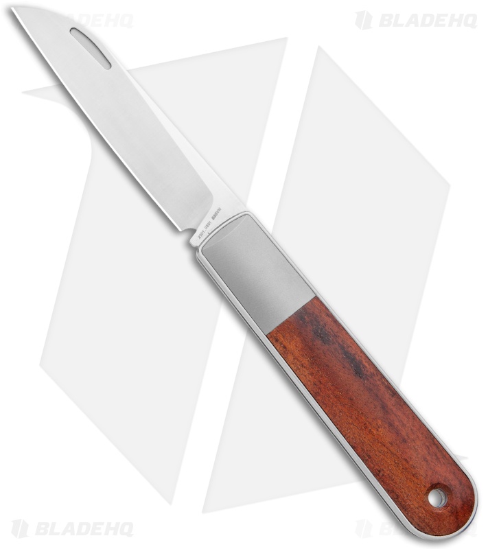 The James Brand Wayland Slip Joint Knife Rosewood  (3" Satin)