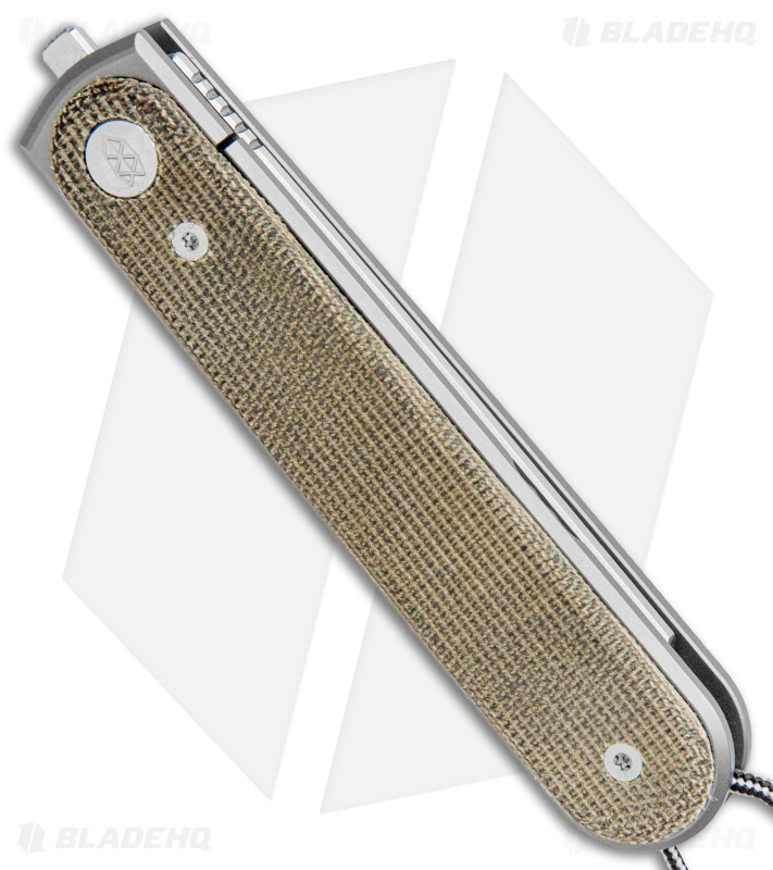 The James Brand Duval Frame Lock Knife Ti/Micarta (2.7" Satin)