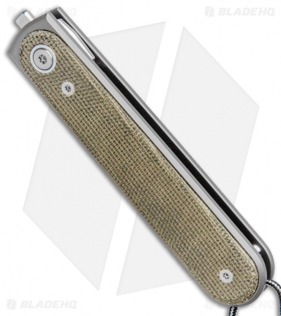The James Brand Duval Frame Lock Knife Ti/Micarta (2.7" Satin)