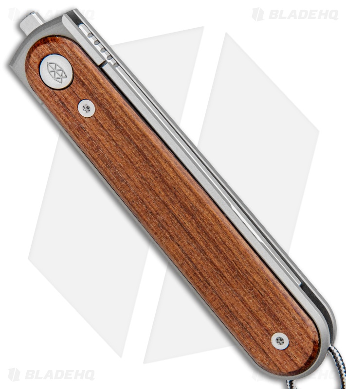 James The Duval- Frame Lock Knife | Rosewood + Satin | Blade HQ
