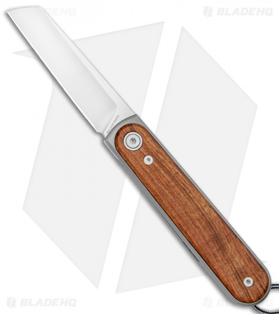【James Deakin】 【純銀ハンドル】ロココの ティーナイフ 6本 James The Duval- Frame Lock Knife | Rosewood + Satin | Blade HQ