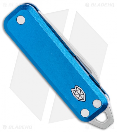 The James Brand The Elko Slip Joint Keychain Knife Cerulean Blue (1.6" Satin)
