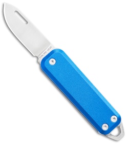 The James Brand The Elko Slip Joint Keychain Knife Cerulean Blue (1.6" Satin)