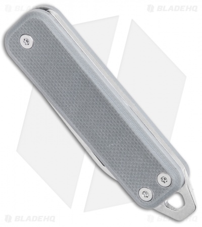 The James Brand The Elko Slip Joint Keychain Knife Primer Gray G-10 (1.6" Satin)