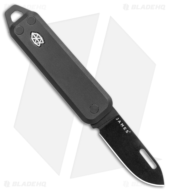 The James Brand The Elko Slip Joint Keychain Knife Black (1.6" Black)