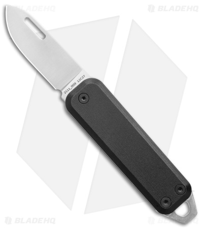 The James Brand The Elko Slip Joint Keychain Knife Black (1.6" Satin)