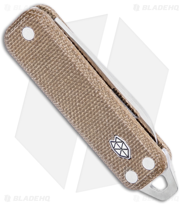 The James Brand The Elko Slip Joint Keychain Knife OD Green Micarta (1.6" Satin)