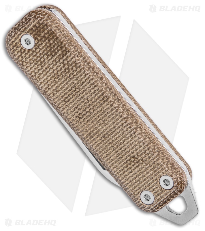 The James Brand The Elko Slip Joint Keychain Knife OD Green Micarta (1.6" Satin)