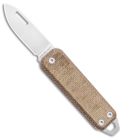 The James Brand The Elko Slip Joint Keychain Knife OD Green Micarta (1.6" Satin)