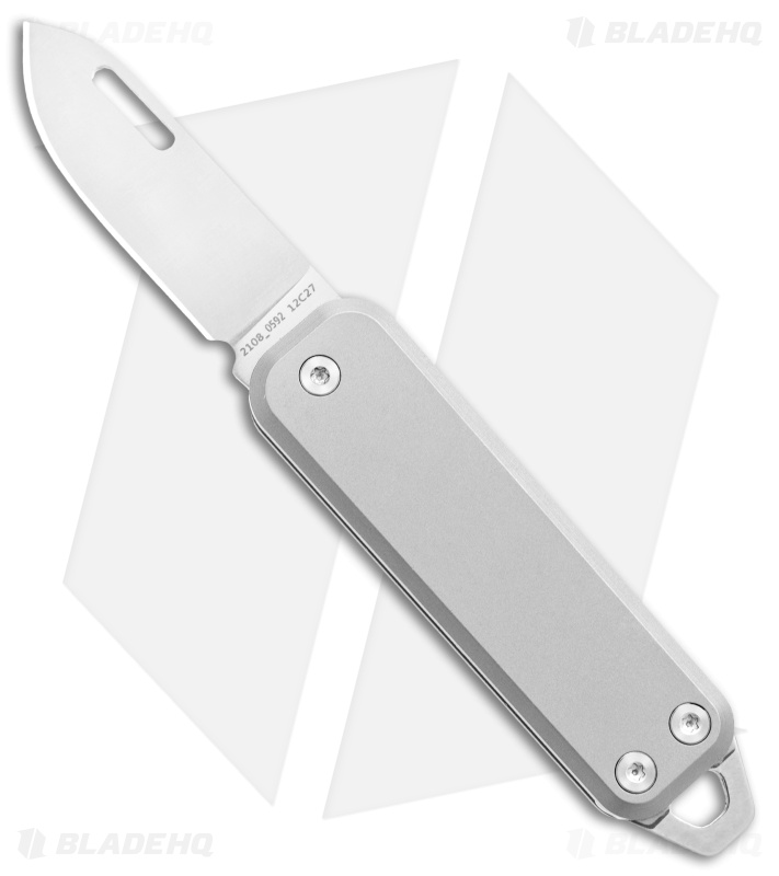The James Brand The Elko Slip Joint Keychain Knife Titanium (1.6" Satin)