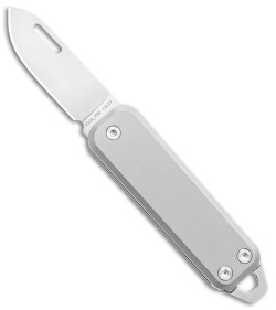 The James Brand The Elko Slip Joint Keychain Knife Titanium (1.6" Satin)