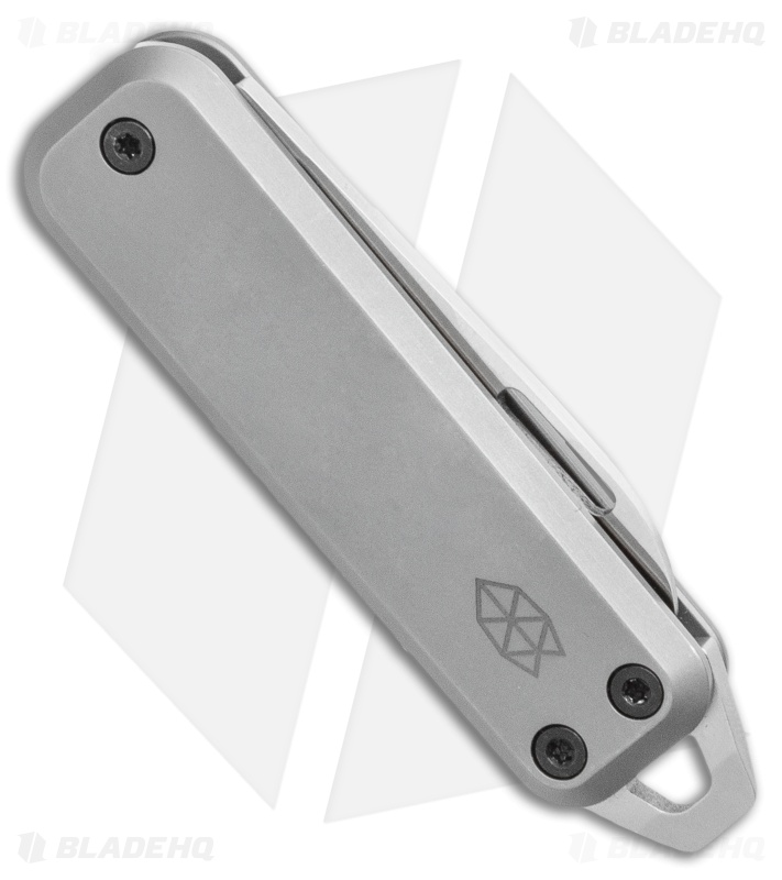 The James Brand The Elko Slip Joint Keychain Knife Titanium (1.6" Satin)