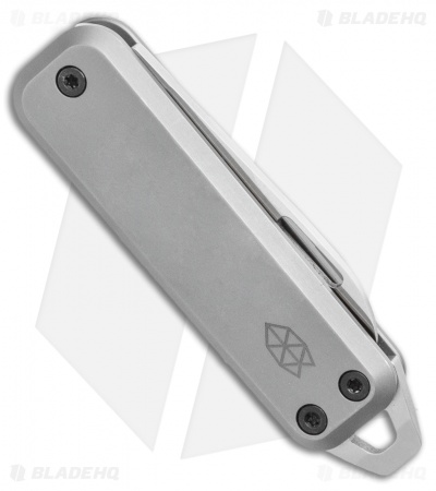 The James Brand The Elko Slip Joint Keychain Knife Titanium (1.6" Satin)