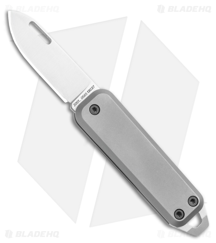 The James Brand The Elko Slip Joint Keychain Knife Titanium (1.6" Satin)
