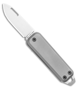 The James Brand The Elko Slip Joint Keychain Knife Titanium (1.6" Satin)