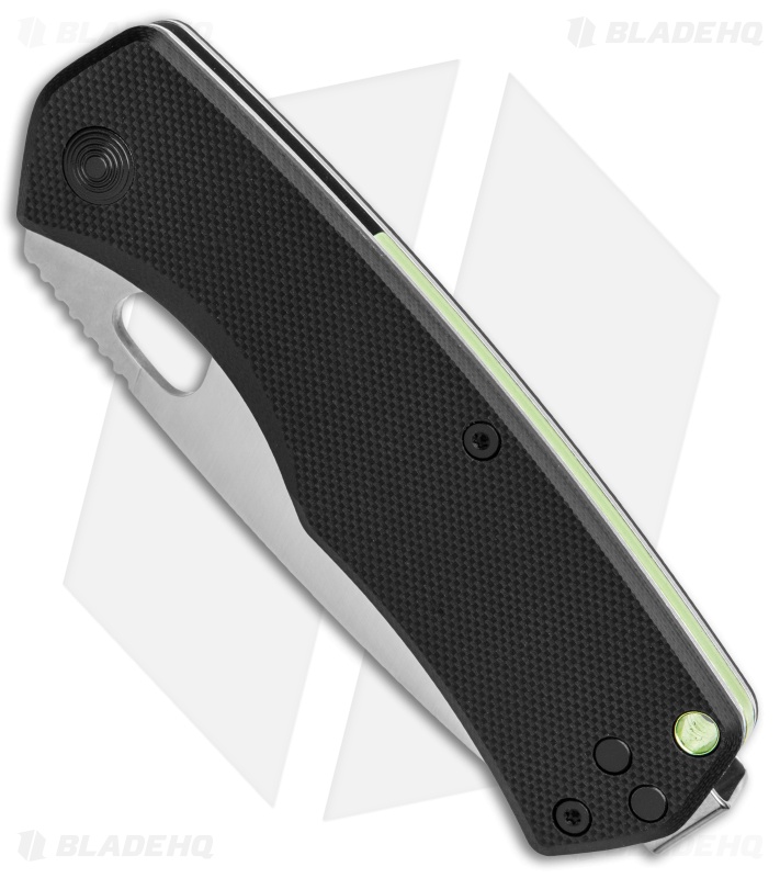 The James Brand The Folsom Liner Lock Knife Black G-10 Deep Carry (2.75" Satin)