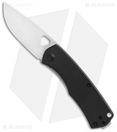 The James Brand The Folsom Liner Lock Knife Black G-10 Deep Carry (2.75" Satin)