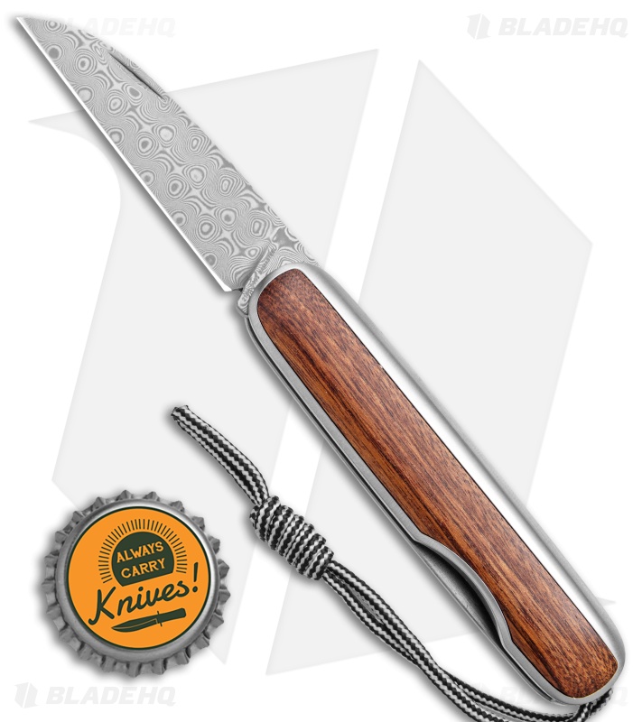 James Brand The Pike - Slip Joint Knife | Rosewood + Damascus | BHQ