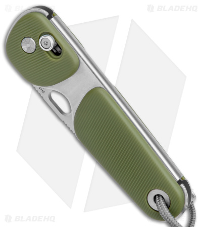 The James Brand The Redstone Slide Lock Knife OD Green/Stainless (2.5" Satin)