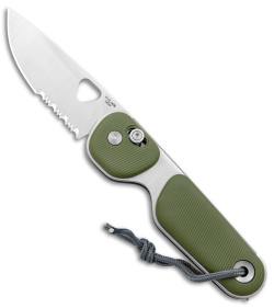 The James Brand The Redstone Slide Lock Knife OD Green/Stainless (2.5" Satin)