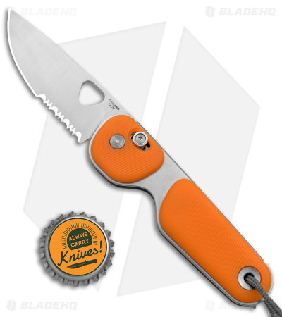 The James Brand The Redstone Slide Lock Knife Tangerine/Stainless (2.5" Satin)