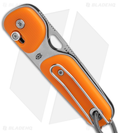 The James Brand The Redstone Slide Lock Knife Tangerine/Stainless (2.5" Satin)