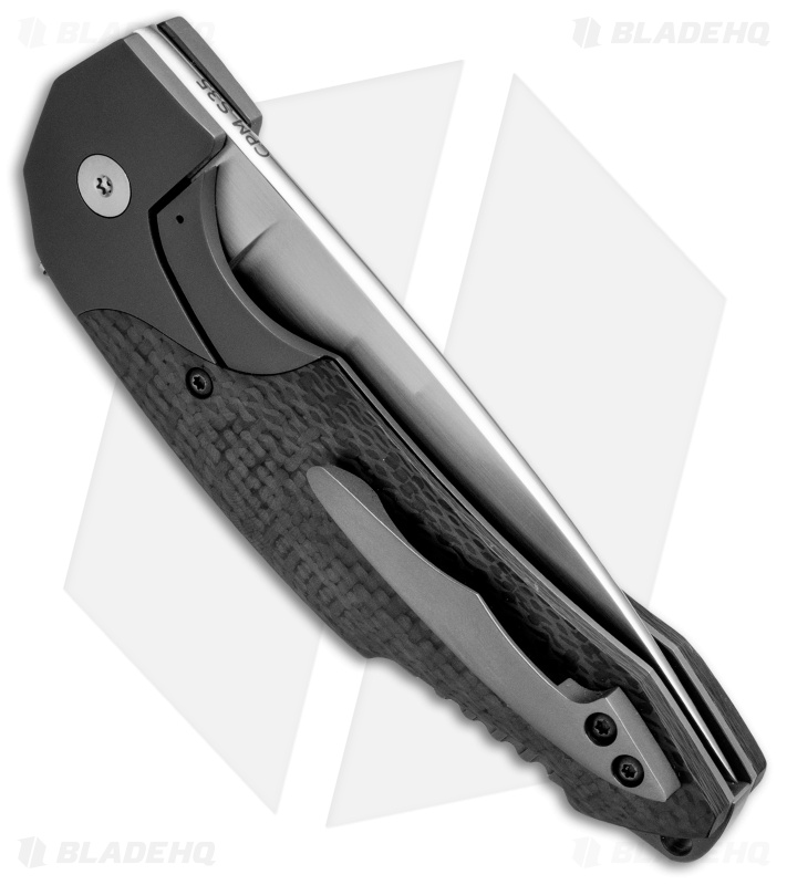 Savidan Knives Custom Maximus Frame Lock Knife Carbon Fiber (3.6" Satin)