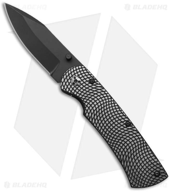 Three Sisters Forge Beast Spear Point Knife Two-Tone Titanium (3" Black) TSF