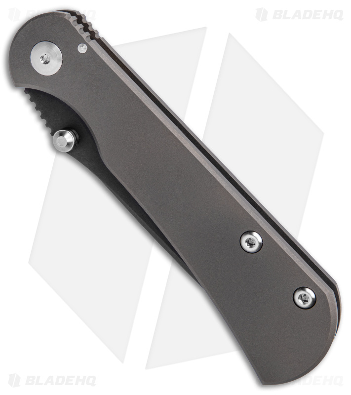 Toor Knives Merchant 2.0 Frame Lock Knife Bronze Titanium (3.4" Black) 