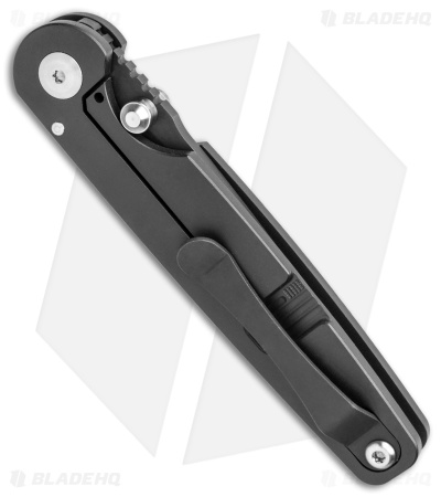 Toor Knives Suitor Frame Lock Knife Shadow Black Titanium (3" Black)