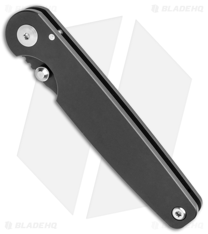 Toor Knives Suitor Frame Lock Knife Shadow Black Titanium (3" Black)