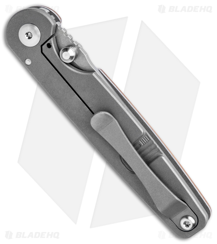 Toor Knives Suitor Frame Lock Knife Ebony/Titanium (3" SW)