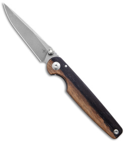 Toor Knives Suitor Frame Lock Knife Ebony/Titanium (3" SW)