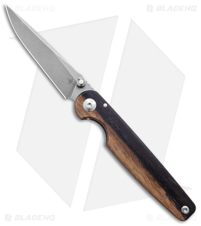 Toor Knives Suitor Frame Lock Knife Ebony/Titanium (3" SW)