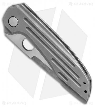 TuffKnives Geoff Blauvelt Custom Catalyst V Frame Lock Knife (3.5" Acidwash)
