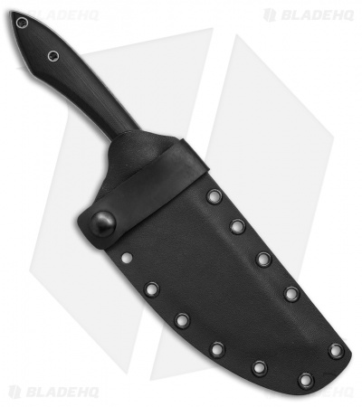 TuffKnives Geoff Blauvelt Custom Wasteland Chef Knife Black G10 (5.6" Acidwash)