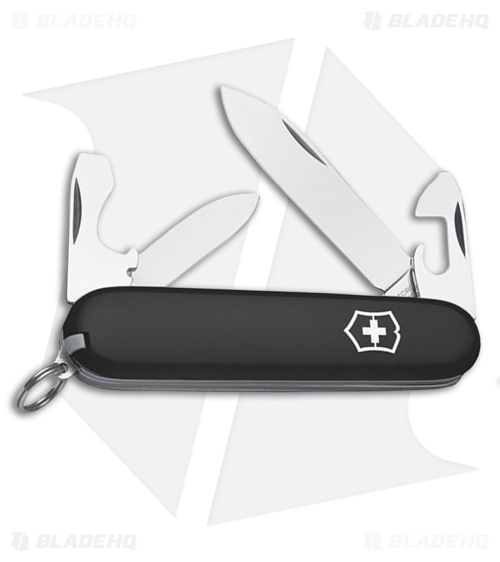Victorinox Swiss Army Knife Recruit Black 53243 - Blade HQ