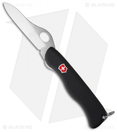 Victorinox Swiss Army Knife One Hand Sentinel Black w/ Clip 54885