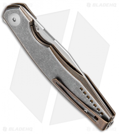 Viper Knives Voxnaes Belone Liner Lock Knife Bronze Ti (3.3" SW) V5970BRTI