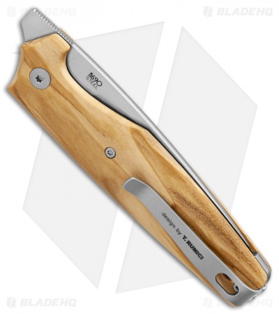 Viper Knives DAN 1 Drop Point Slip Joint Knife Olive Wood (2.8" Satin) V5928UL