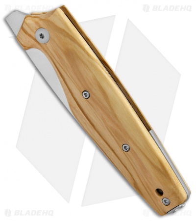 Viper Knives DAN 1 Drop Point Slip Joint Knife Olive Wood (2.8" Satin) V5928UL