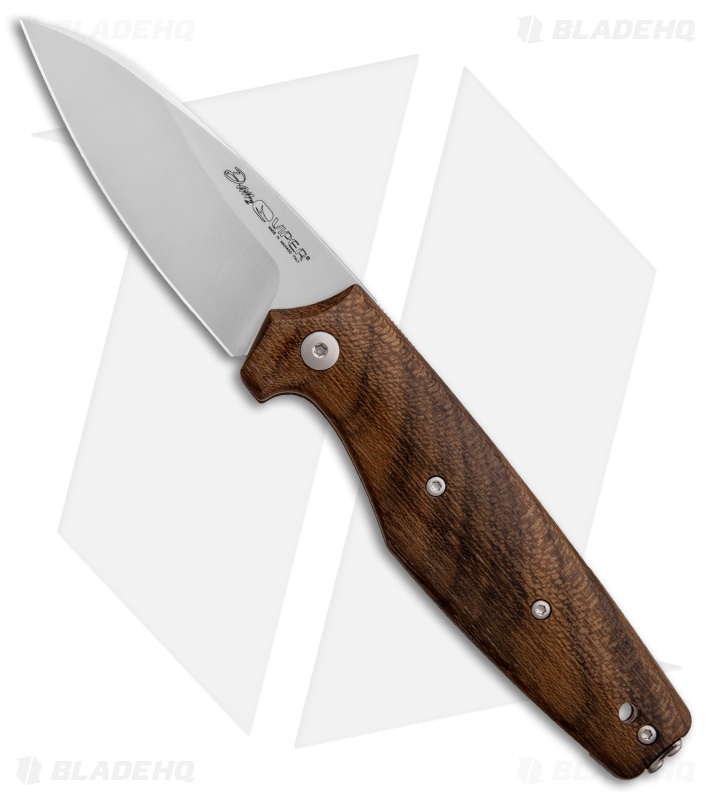 Viper Knives DAN 2 Wharncliffe Slip Joint Knife Zircote (2.8" Satin) V5930ZI