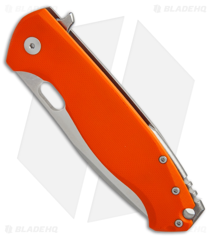 Viper Knives Vox Fortis Flipper Knife Orange G-10 (3.5" Stonewash) V5952GO