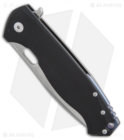 Viper Knives Vox Fortis Flipper Knife Black G-10 (3.5" Stonewash) V5952GB