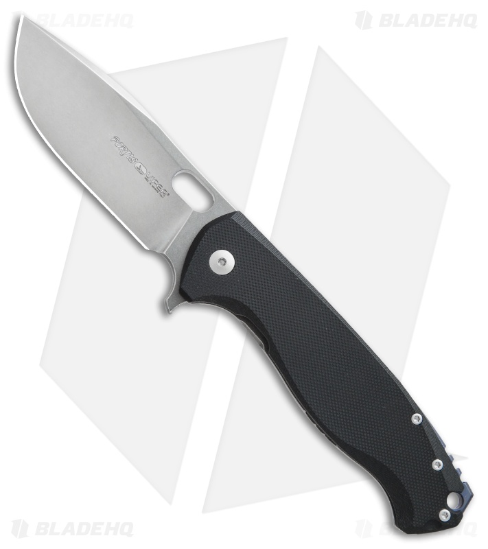 Viper Knives Vox Fortis Flipper Knife Black G-10 (3.5