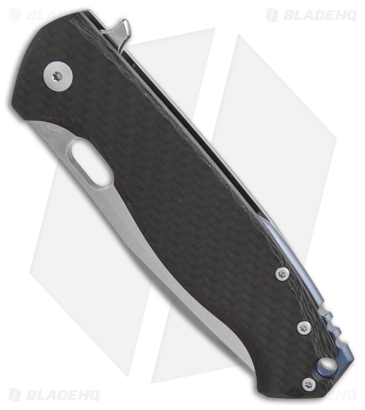 Viper Knives Vox Fortis Flipper Knife Carbon Fiber (3.5" Stonewash) V5952FC
