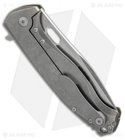 Viper Knives Vox Fortis Flipper Knife Green G-10 (3.5" Stonewash) V5952GG