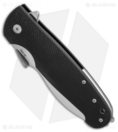 Viper Knives Italo Flipper Liner Lock Knife Black G-10 (3.75" Satin) V5948GB